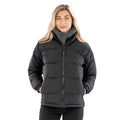 Black - Back - Result Urban Womens-Ladies Holkham Down Feel Padded Jacket