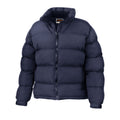 Navy - Front - Result Urban Womens-Ladies Holkham Down Feel Padded Jacket