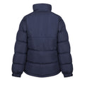 Navy - Back - Result Urban Womens-Ladies Holkham Down Feel Padded Jacket