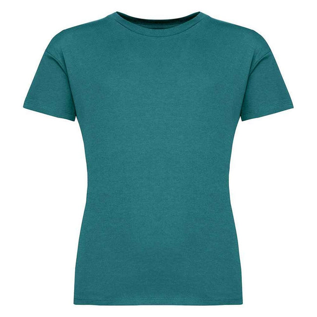 Peacock Green - Front - Native Spirit Childrens-Kids Oversized T-Shirt