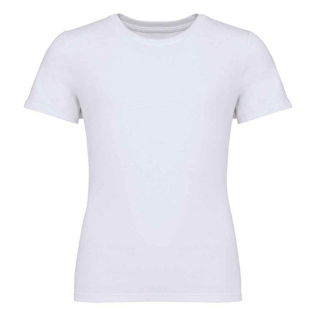 White - Front - Native Spirit Childrens-Kids Oversized T-Shirt