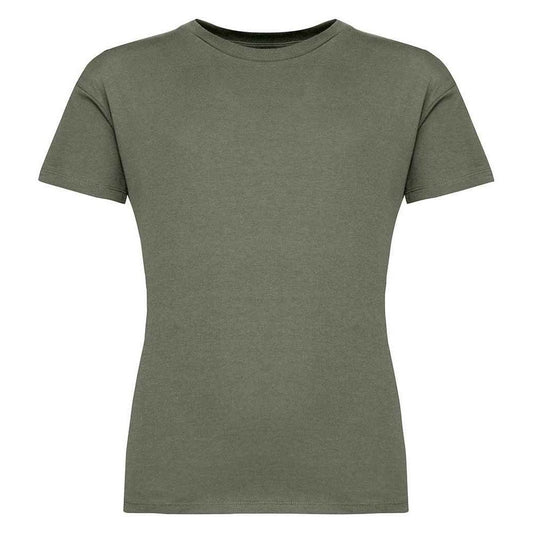 Khaki Green - Front - Native Spirit Childrens-Kids Oversized T-Shirt