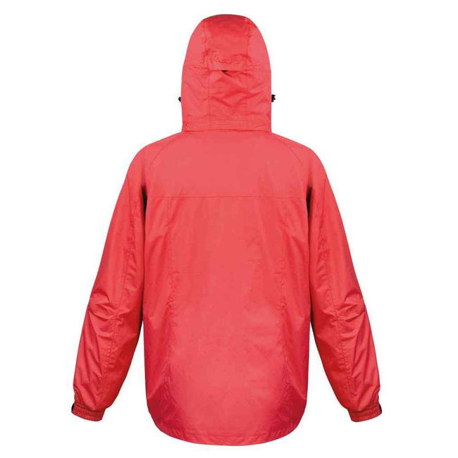 Red-Black - Back - Result Mens Journey 3 in 1 Soft Shell Jacket