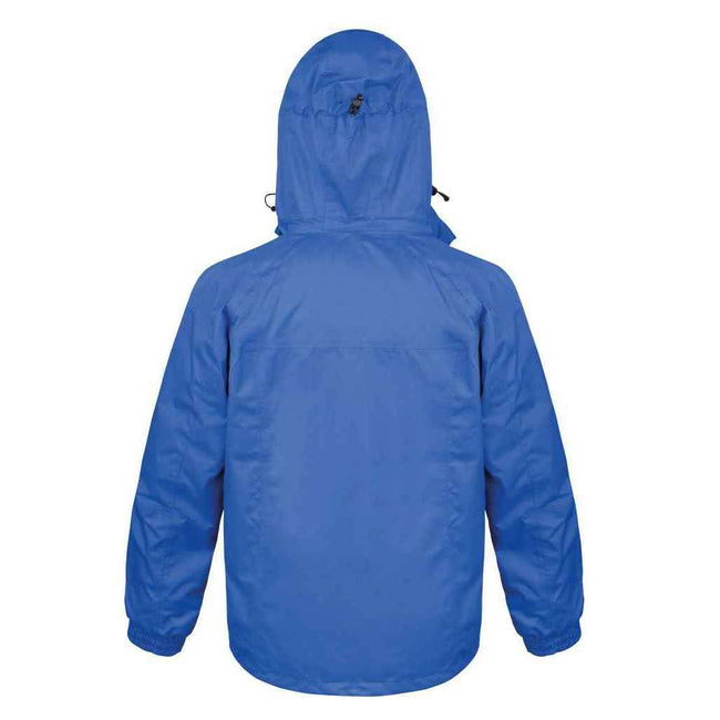 Royal Blue-Black - Back - Result Mens Journey 3 in 1 Soft Shell Jacket