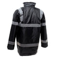 Black - Back - Yoko Unisex Adult Security Jacket