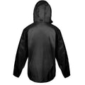 Black-Orange - Back - Result Urban Unisex Adult Stowable HDI Quest Jacket