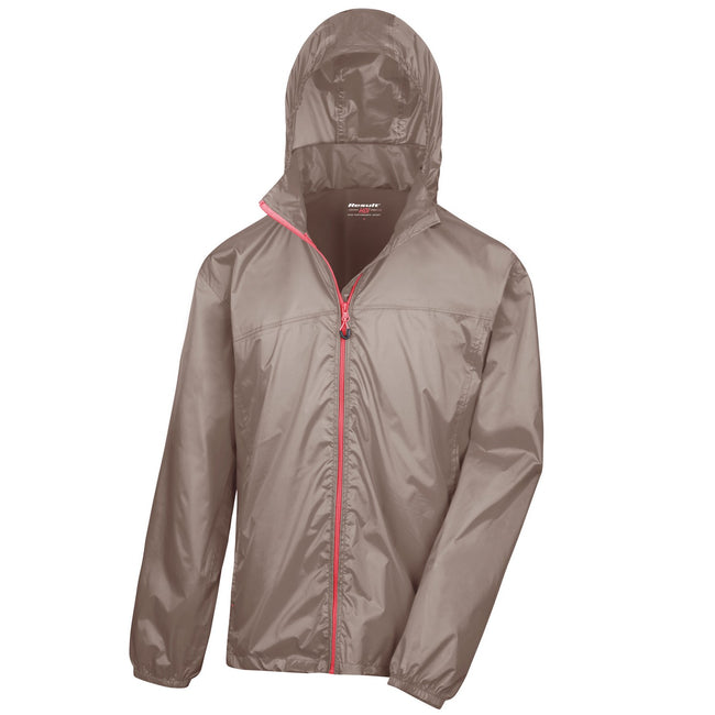 Fennel-Pink - Front - Result Urban Unisex Adult Stowable HDI Quest Jacket