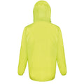 Lime-Royal Blue - Back - Result Urban Unisex Adult Stowable HDI Quest Jacket