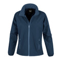Navy - Front - Result Core Womens-Ladies Soft Shell Jacket