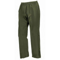 Olive - Side - Result Unisex Adult Waterproof Jacket And Trousers Set