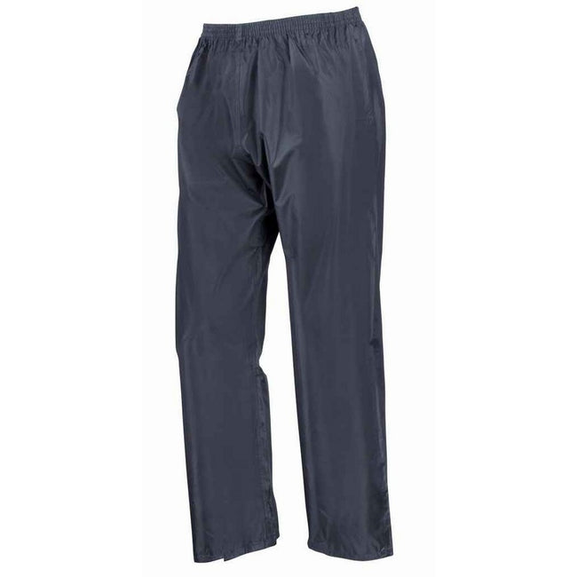 Navy - Side - Result Unisex Adult Waterproof Jacket And Trousers Set