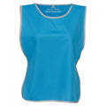 Sapphire Blue - Front - Yoko Childrens-Kids Hi-Vis Reflective Detail Tabard