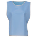 Sky Blue - Front - Yoko Unisex Adult Hi-Vis Reflective Detail Tabard