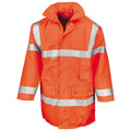 Orange - Front - SAFE-GUARD by Result Unisex Adult Safety Jacket