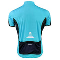 Aqua-Black - Back - Spiro Mens Bikewear Cycling Jersey