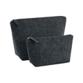 Charcoal Melange - Front - Bagbase Felt Accessory Bag