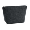 Charcoal Melange - Back - Bagbase Felt Accessory Bag