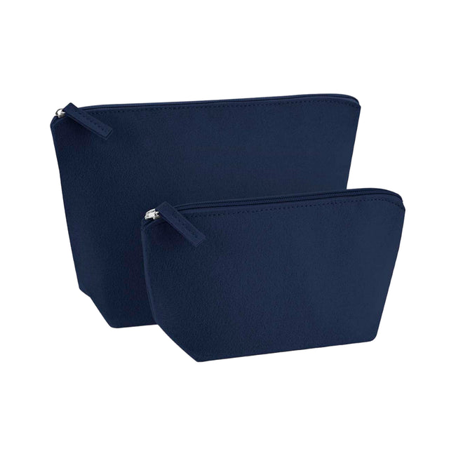 Navy - Front - Bagbase Felt Accessory Bag