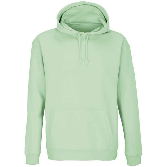 Frozen Green - Front - SOLS Unisex Adult Condor Hoodie