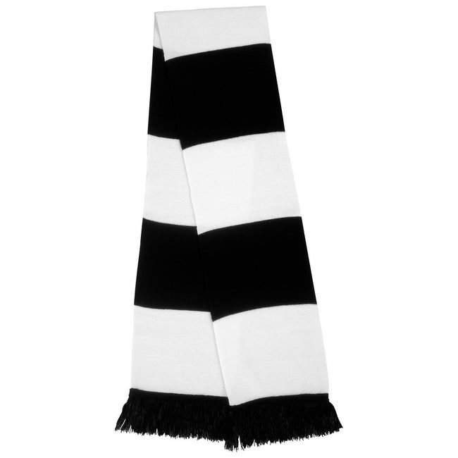 Black-White - Front - Result Winter Essentials Team Winter Scarf