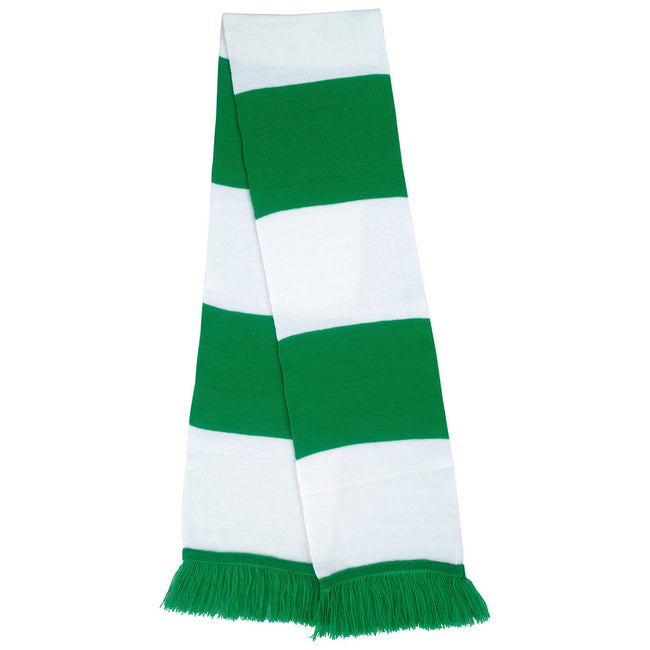 Kelly Green-White - Front - Result Winter Essentials Team Winter Scarf