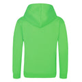 Electric Green - Back - Awdis Childrens-Kids Electric Hoodie