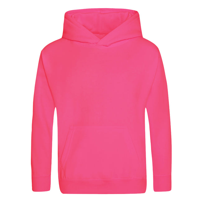 Electric Green - Side - Awdis Childrens-Kids Electric Hoodie