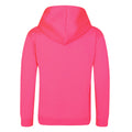 Electric Pink - Back - Awdis Childrens-Kids Electric Hoodie