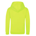 Electric Yellow - Back - Awdis Childrens-Kids Electric Hoodie