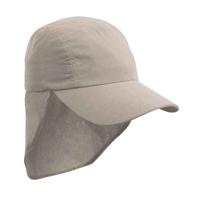 Khaki - Front - Result Headwear Unisex Adult Legionnaires Cap