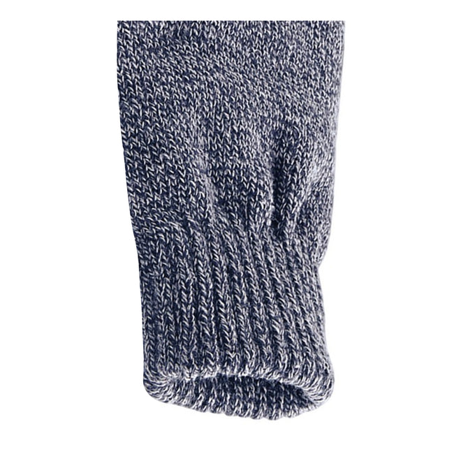 Heather Navy - Back - Beechfield Unisex Adult Touch Screen Heather Gloves