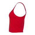 Solid Red - Side - Bella + Canvas Womens-Ladies Spaghetti Strap Tank Top