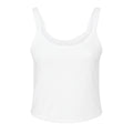 Solid White - Front - Bella + Canvas Womens-Ladies Spaghetti Strap Tank Top