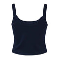 Solid Navy - Back - Bella + Canvas Womens-Ladies Spaghetti Strap Tank Top