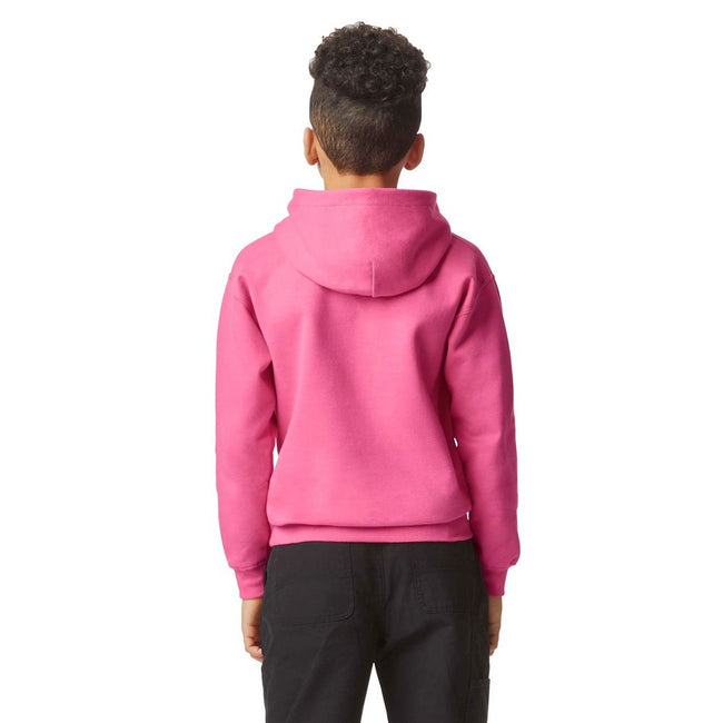 Pink Lemonade - Back - Gildan Childrens-Kids Softstyle Plain Midweight Hoodie