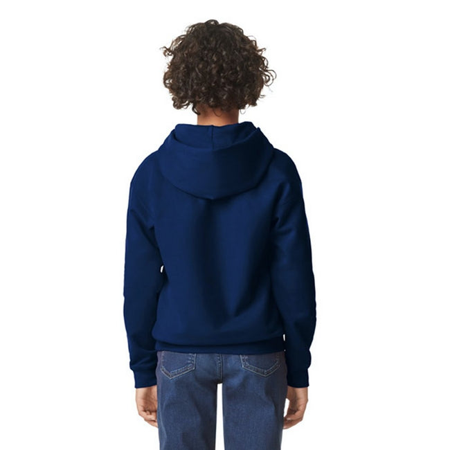 Sand - Side - Gildan Childrens-Kids Softstyle Plain Midweight Hoodie