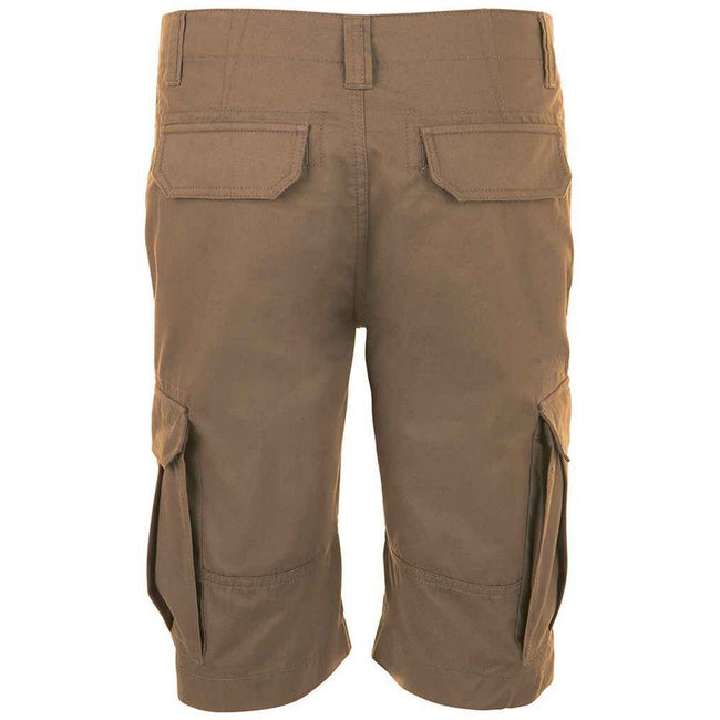 Chestnut - Back - SOLS Mens Jackson Cargo Shorts