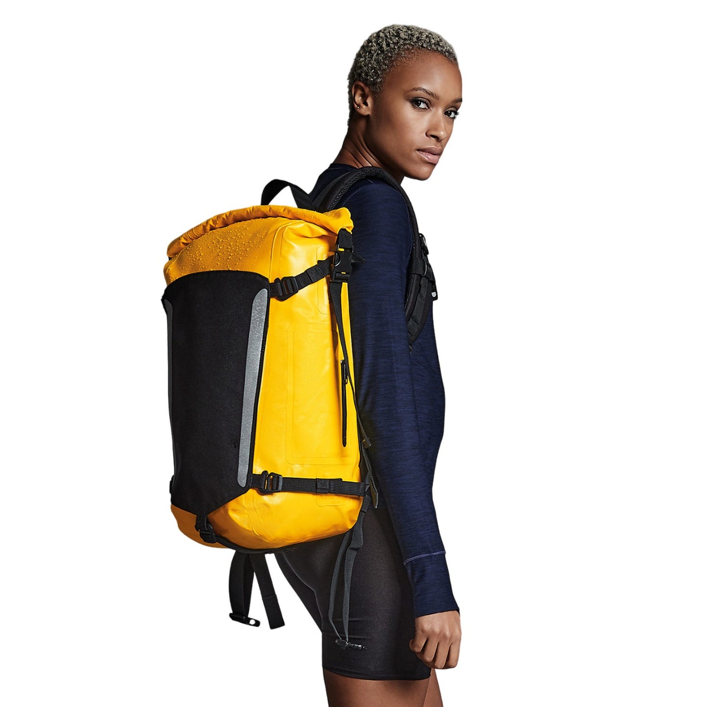 Yellow-Black - Side - Quadra SLX Waterproof 25L Backpack