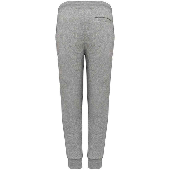 Moon Grey Heather - Back - Native Spirit Childrens-Kids Eco Friendly Jogging Bottoms