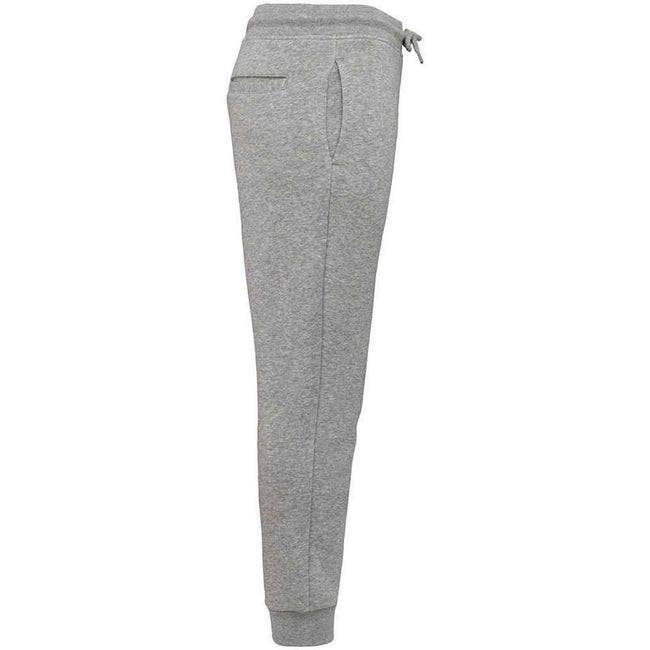 Moon Grey Heather - Side - Native Spirit Childrens-Kids Eco Friendly Jogging Bottoms