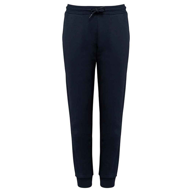 Navy - Front - Native Spirit Childrens-Kids Eco Friendly Jogging Bottoms