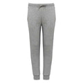 Moon Grey-Heather - Front - Native Spirit Childrens-Kids Eco Friendly Jogging Bottoms