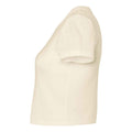 Solid Natural Blend - Side - Bella + Canvas Womens-Ladies Micro-Rib Crop Top