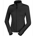 Black - Front - Spiro Womens-Ladies Plain Stretch Recycled Jacket