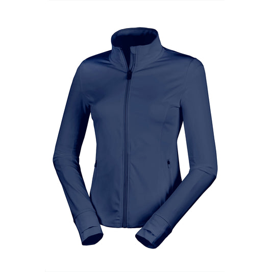 Navy - Front - Spiro Womens-Ladies Plain Stretch Recycled Jacket