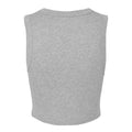 Athletic Heather Grey - Back - Bella + Canvas Womens-Ladies Muscles Micro-Rib Tank Top