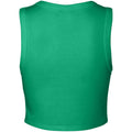 Solid Kelly Green - Back - Bella + Canvas Womens-Ladies Muscles Micro-Rib Tank Top
