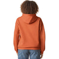 T Orange - Back - Gildan Mens Midweight Soft Touch Hoodie