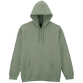 Sage - Front - Gildan Mens Midweight Soft Touch Hoodie