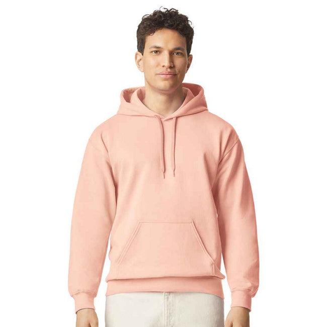 Dusty Rose - Side - Gildan Mens Midweight Soft Touch Hoodie